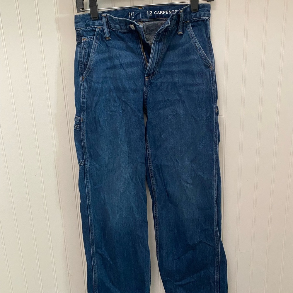 Gap Teen Carpenter Blue Jeans